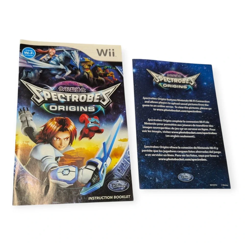 Spectrobes Origins Nintendo Wii Disney Action RPG Complete CIB W/ Manual